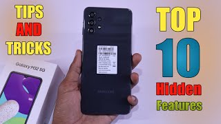 Samsung M32 5G Tips And Tricks  Top 10  Galaxy M32 5G Hidden Features [upl. by Eesdnil940]