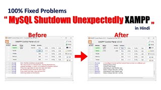 How to Fix XAMPP Error quotMySQL Shutdown Unexpectedlyquot in Just a Few Simple Steps  100 Solve XAMPP [upl. by Dhiman]