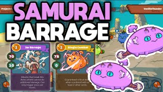 Top Rank Jar barrage  Cerastes Ronin build  Axie infinity [upl. by Hunt]