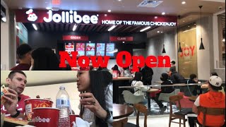 JOLLIBEE IS NOW OPEN INSIDE THE AMERICAN DREAM MALL IN RUTHERFORD NEW JERSEY USA [upl. by Ahseral]