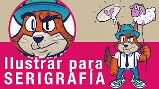 Tutorial ilustra para serigrafía [upl. by Alletsyrc]