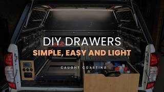 EASY 4WD drawers DIY  Canopy Setup Series [upl. by Charline]