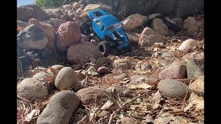 Scx10 iii basecamp rtr proline trenchers injora blue medium inserts scx10iii rccrawler [upl. by Sartin]