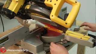 How to Square Up and Align a DeWalt DW708 Miter Saw [upl. by Zurciram]