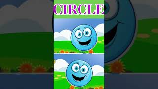 The Circle SongShapes circle kids baby kidsvideo shapes kidslearning preschool toddlers [upl. by Solange452]