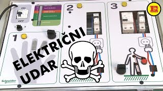 ELEKTRICNI udar  Proticanje struje kroz telo [upl. by Merril682]