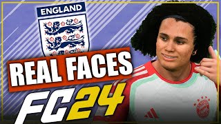 FC 24 🇬🇧 ENGLAND Wonderkids with Real Faces YOUNG TALENTS  Career Mode [upl. by Ecaidnac]