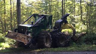 Débardage de chênes dans la forêt de FerrièresenBrie [upl. by Marfe]