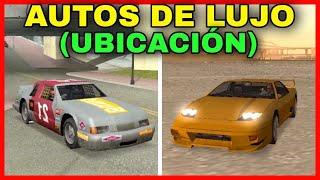 🔥Ubicación de CARROS de LUJO en GTA San Andreas  Donde encontrar Autos escondidos ocultos [upl. by Refennej955]