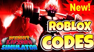 Weight Lifting Simulator Roblox GAME ALL SECRET CODES ALL WORKING CODES [upl. by Atalya296]