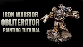 Iron Warrior Obliterator Painting Tutorial [upl. by Keligot]