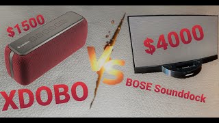 bocina XDOBO 60w vs BOSE 40w [upl. by Teresita]