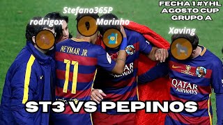 ST3 vs PEPINOS  FECHA 1 Grupo A  YORUGUAS HAX LEAGUE  RELATO [upl. by Ilagam879]