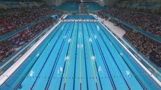 Mens 100m Backstroke SemiFinal 1  London 2012 Olympics [upl. by Ecyac]