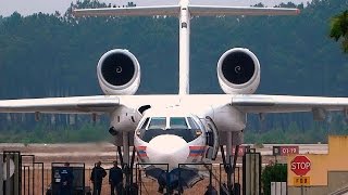 ✈ Beriev Be200 em Monte Real [upl. by Atla259]