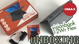 Rozbalení UMAX Visionbook 12Wr Flex  UNBOXING  Konvertibilní notebook s dotykovou obrazovkou [upl. by Aitsirhc]