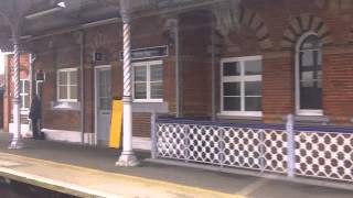 Herne Bay Station Kent  arrival and departure west [upl. by Kettie]