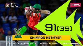 Rahmanullah Gurbazs GENIUS Batting Display  CPL 2024 [upl. by Aerdnek665]