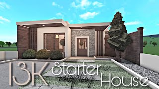 BLOXBURG 13K MODERN STARTER HOUSE  NOGAMEPASS [upl. by Einnahc]