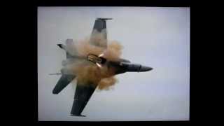 Canadian Pilot ejects from a 35 Million CF18 Hornet fighter jet seconds before it crashes [upl. by Annwahs]