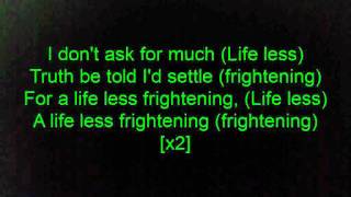 Rise Against  Life Less Frightening Lyrics [upl. by Llerehc]