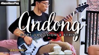 CORT GB FUSION 4 STRING quotAndong by Indro Hardjodikoro amp The Fingersquot  bacotbassplay [upl. by Eyde897]