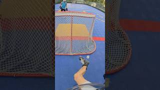 Zegras “Kick”🦵🏒 challenges trickshots hockey nhl goals [upl. by Etnovaj]