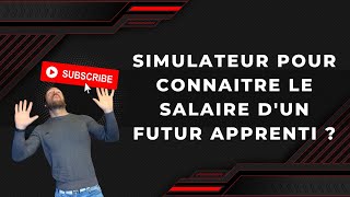 Comment connaitre le salaire dun apprenti  Simulateur de salaire contrat dapprentissage [upl. by Zednanreh114]