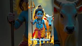 Baby Mahadev Ai Video 🙂🙂🙂 hinduchanthinduchant [upl. by Jaela941]