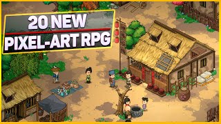 Top 20 New PixelArt RPG Games [upl. by Notserp]