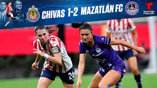 Highlights amp Goles Chivas Femenil vs Mazatlán FC 12  Telemundo Deportes [upl. by Kori848]