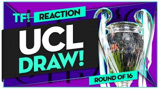 CHAMPIONS LEAGUE LIVE DRAW REACTION with Mark Goldbridge [upl. by Ebeneser]