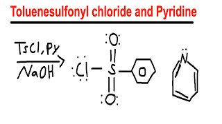 TsClpy Toluenesulfonyl Chloride and Pyridine  Mechanism  Organic Chemistry [upl. by Nahtanaoj650]