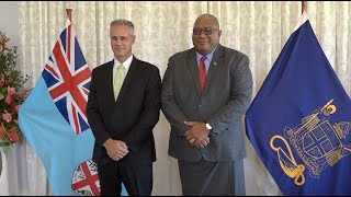 Fijis President officiates at the swearingin ceremony of Puisne Judge of the High Court of Fiji [upl. by Belac]