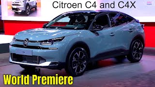 2025 Citroen C4 and C4X World Premiere Paris Motor Show [upl. by Violeta]