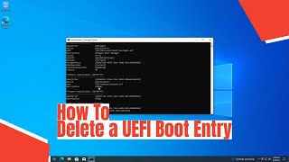 How To Delete a UEFI Boot Entry [upl. by Waldon236]