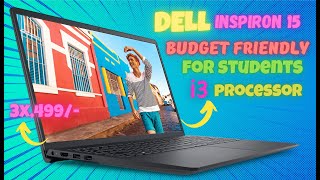 DELL Inspiron 15  A Laptop Under Budget  Intel Core i3 Processor dell laptop [upl. by Odlanyer146]