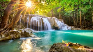 relaxing sleep music for babies with nature sounds waterfall sounds soothing music for babies [upl. by Verena]