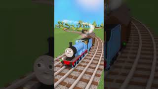 BTWF RACE  Edward VS Murdoch  Blue Train With Friends  shorts [upl. by Onailimixam]