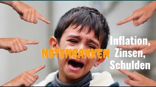 Inflation Zinsen Schulden  was werden Notenbanken tun Videoausblick [upl. by Ail]