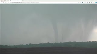 Tornado near Red Oak Iowa [upl. by Nirehtak653]