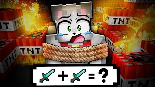 Minecraft pero RESUELVE o MUERE ⚠️😰 [upl. by Sukram435]