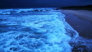 Sleep For 11 Hours Straight High Quality Stereo Ocean Sounds Of Rolling Waves For Deep Sleeping [upl. by Glenine]