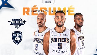 Résumé  Poitiers vs La Rochelle Arena Futuroscope  Pro B [upl. by Oalsecnew]