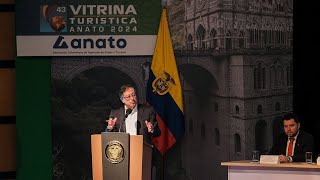 Palabras del Presidente Gustavo Petro en la apertura de la 43° Vitrina Turística de ANATO 2024 [upl. by Sonafets]