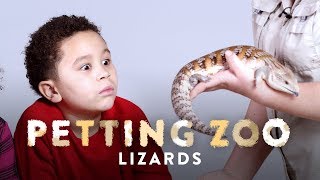 Lizards  Petting Zoo  HiHo Kids [upl. by Ahsinrac669]