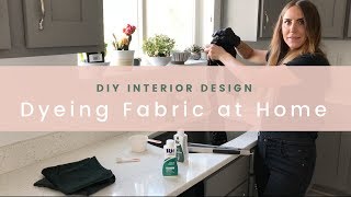 How To Dye Fabric At Home [upl. by Ytsur]