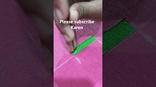 beautiful trade work hand embroideryblousedesigns viralvideo handwork shrots [upl. by Ellerihs85]