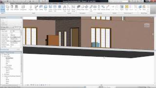 45 BASIC MODELLING  COMPONENTS Revit Architecture 2011 [upl. by Sikes668]