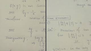 existence and uniqueness theorem with examples in slide dhow [upl. by Niveb]